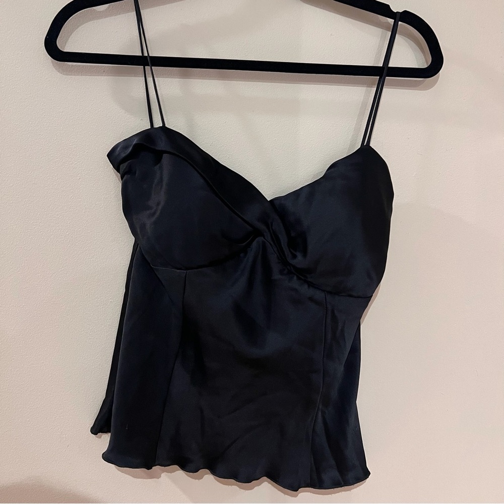 Dina Bar-el Y2K Black Tank Top